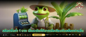 สล็อตขั้นต่ำ 1 บาท เป็นระดับที่ดีมากเมื่อเทียบกับสล็อตค่ายอื่น